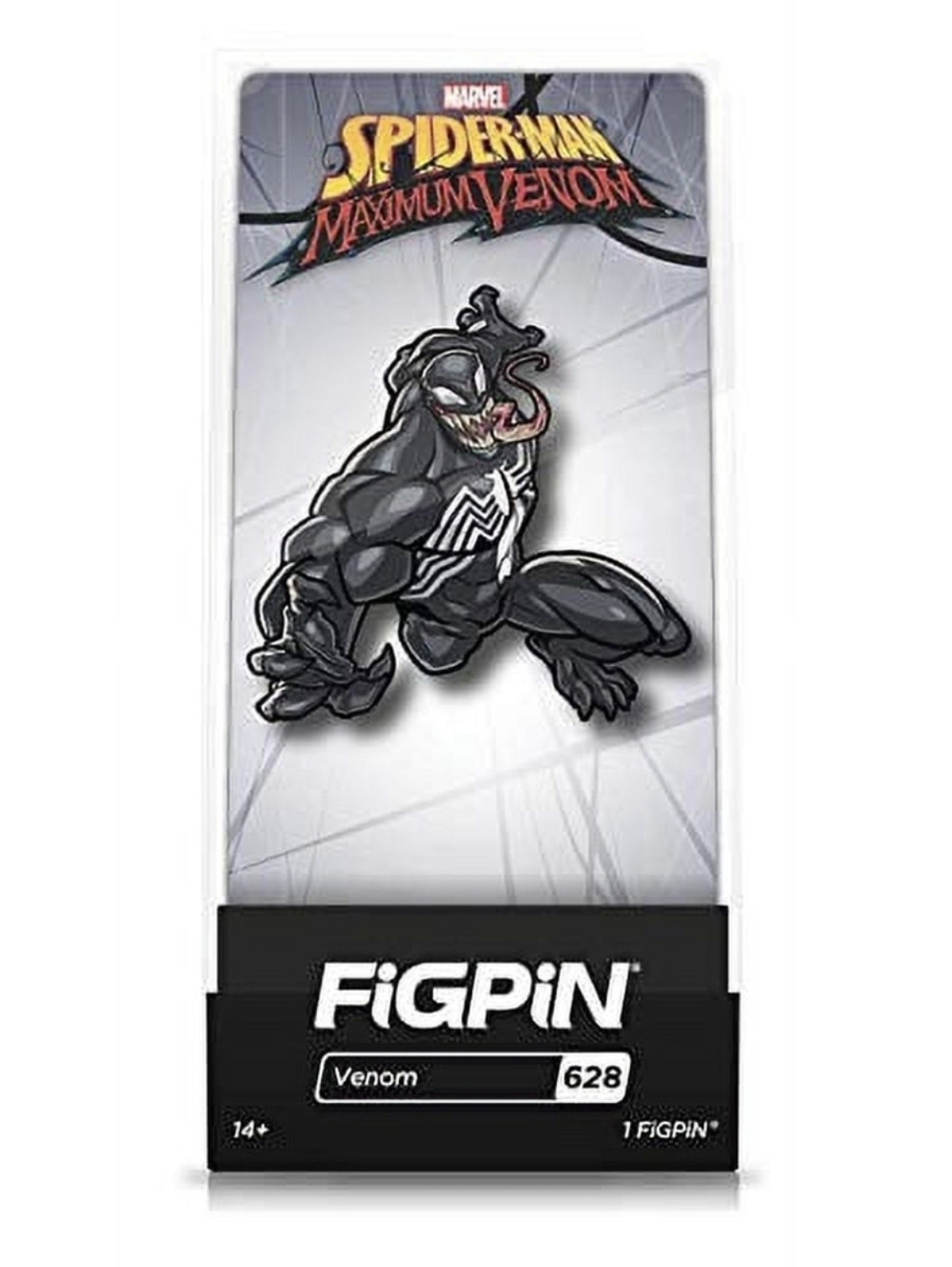 NWT Marvel Spider-Man Maximum Venom Venom Enamel Pin - Black